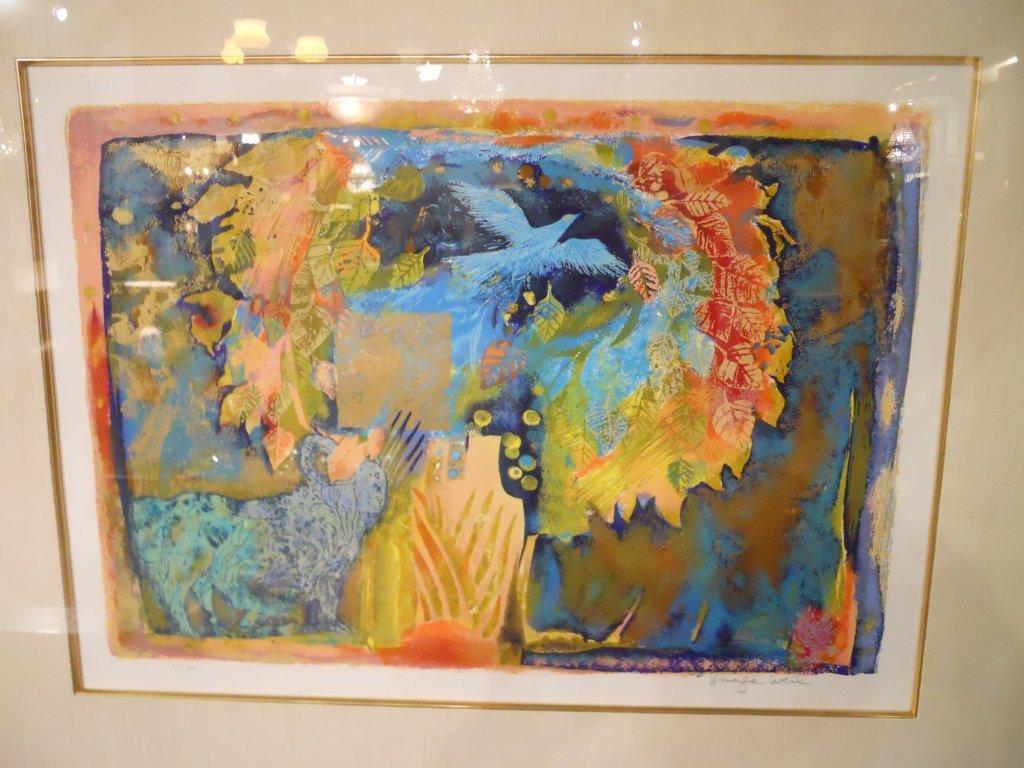 Israeli Serigraph by Shraga Weil