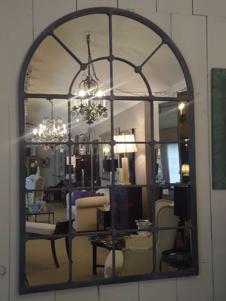 Very Large Authentic Zinc Palladio Mirror