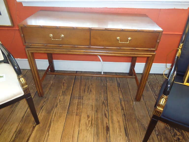 Ficks Reed Wooden Console