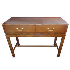 Ficks Reed Wooden Console