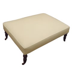 Stylish English Vintage Ottoman