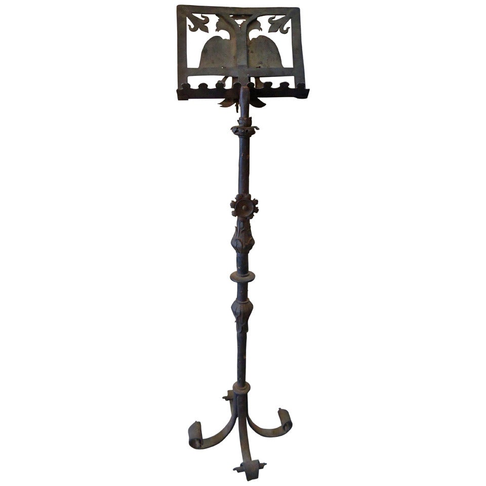 Early Antique Iron Lectern