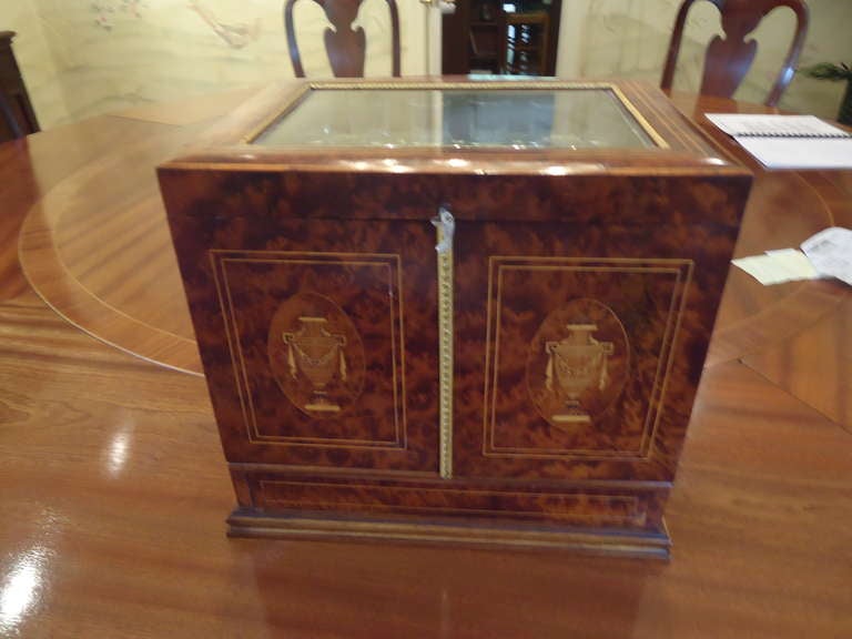 Exquisite Antique French Liqueur Cabinet