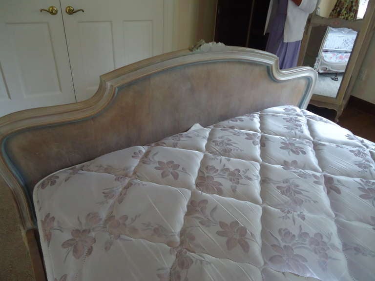 Louis XV French Antique Princess Bed
