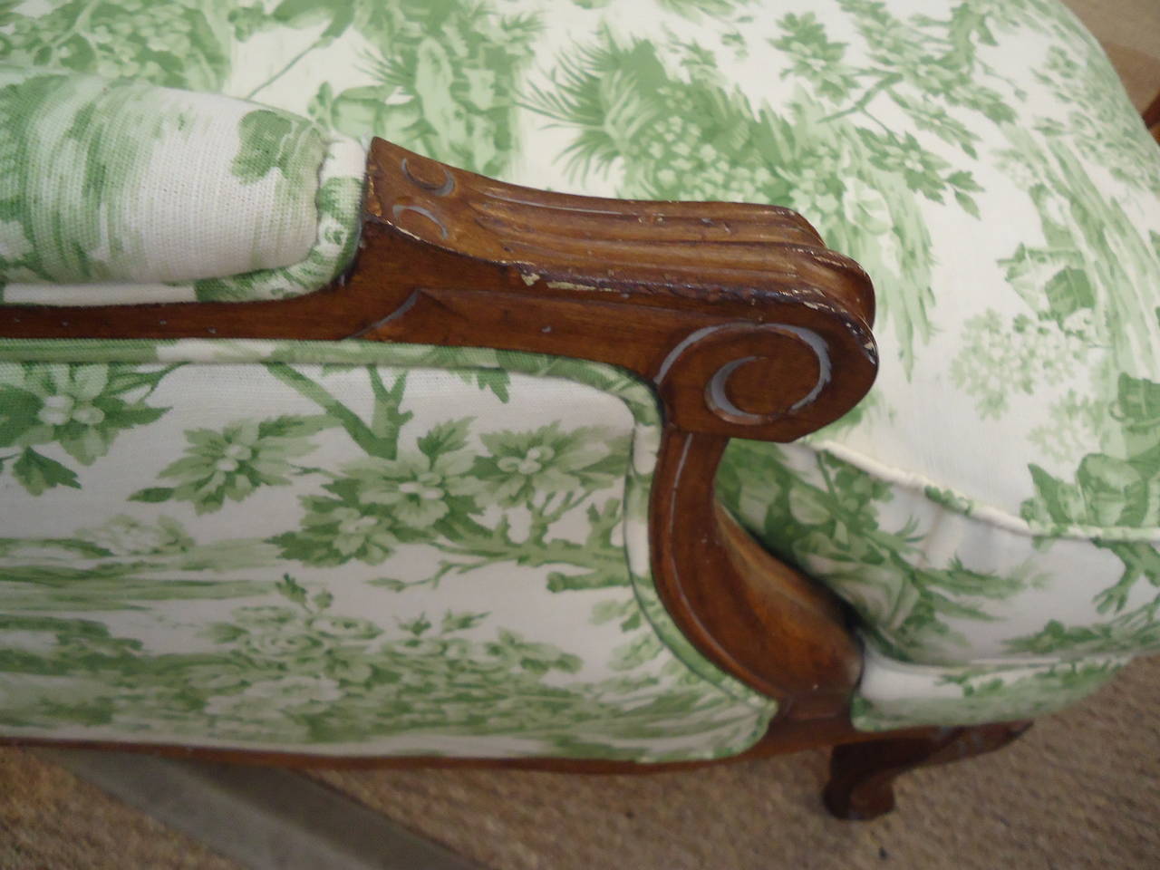french toile chair
