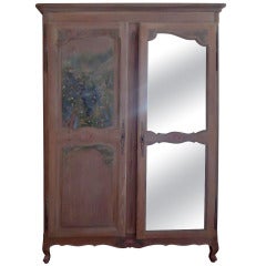 Magical Custom Painted French Armoire