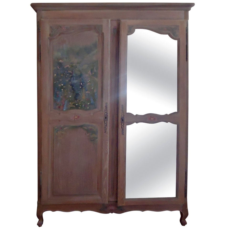Magical Custom Painted French Armoire