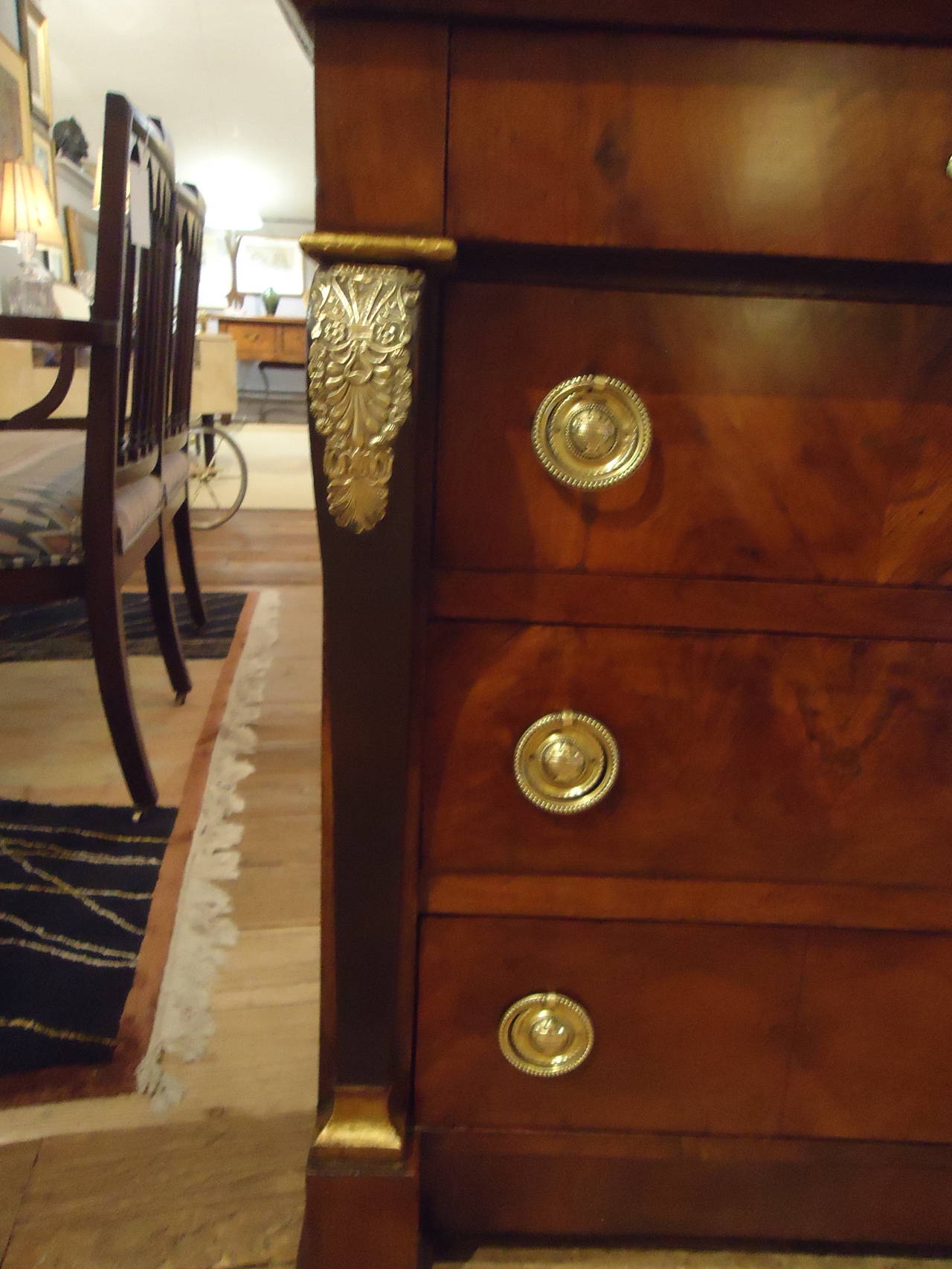 19th Century Petite French Empire Chest of Drawers 1