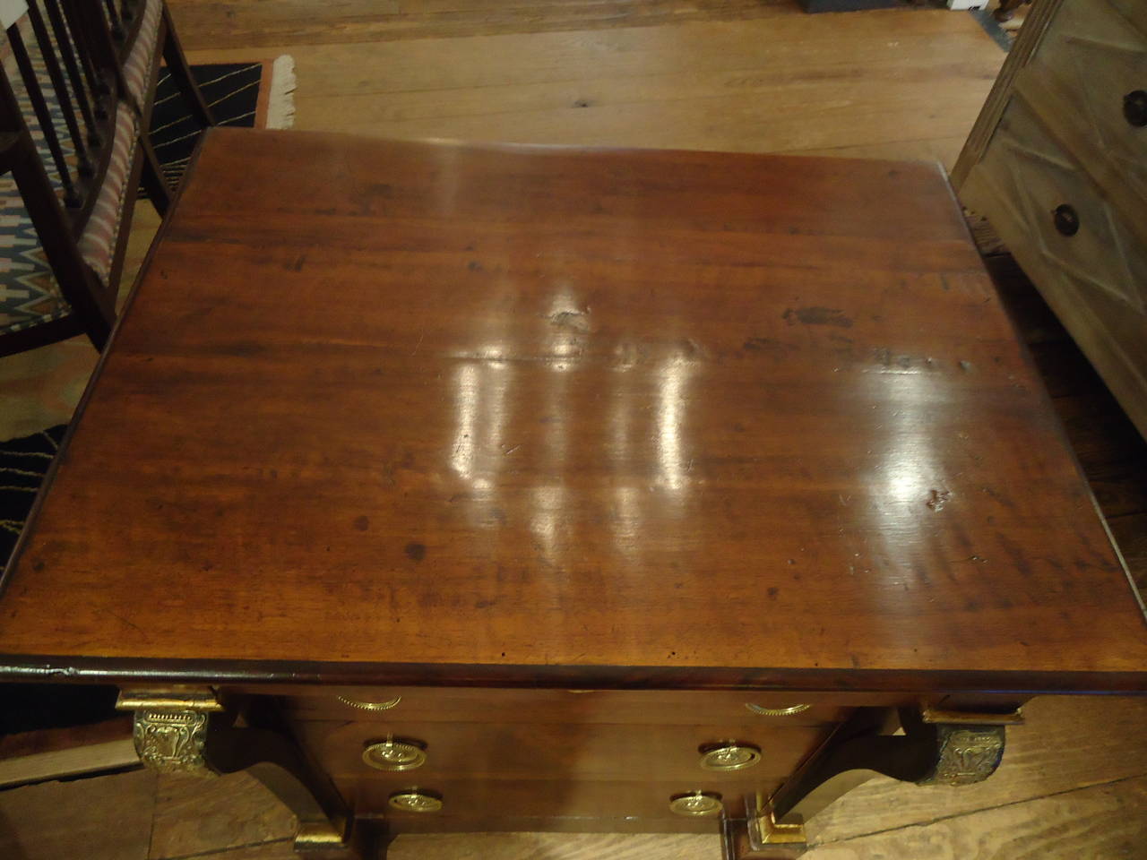 19th Century Petite French Empire Chest of Drawers 5