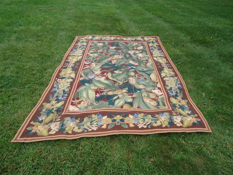 Handmade Chinese Needlepoint Rug