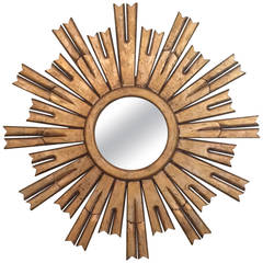 Giltwood Starburst Mirror