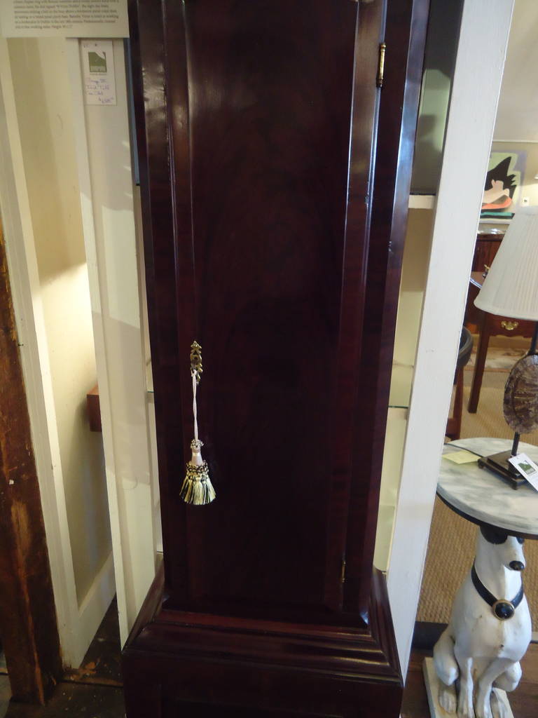 George III Mahogany Tall Case Clock