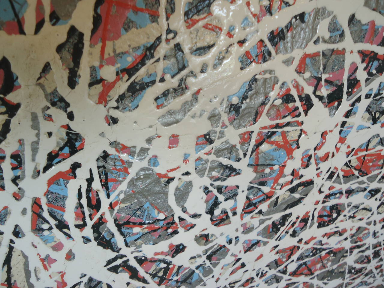 Unknown Impressive Jackson Pollock Style Modern Abstract Painting