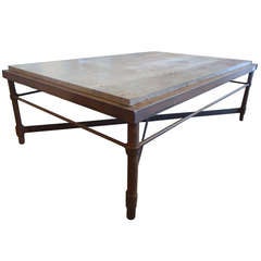Cement and Iron Coffeetable