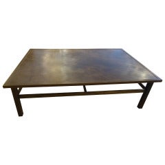 Philip 
Kelvin Laverne Rare Bronze Coffee Table