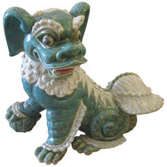 Large Vintage Ceramic Foo Dog