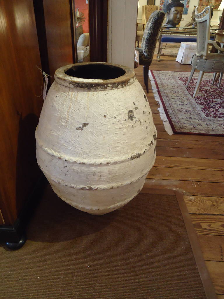 19th Century Morrocan Olive Oil Urn