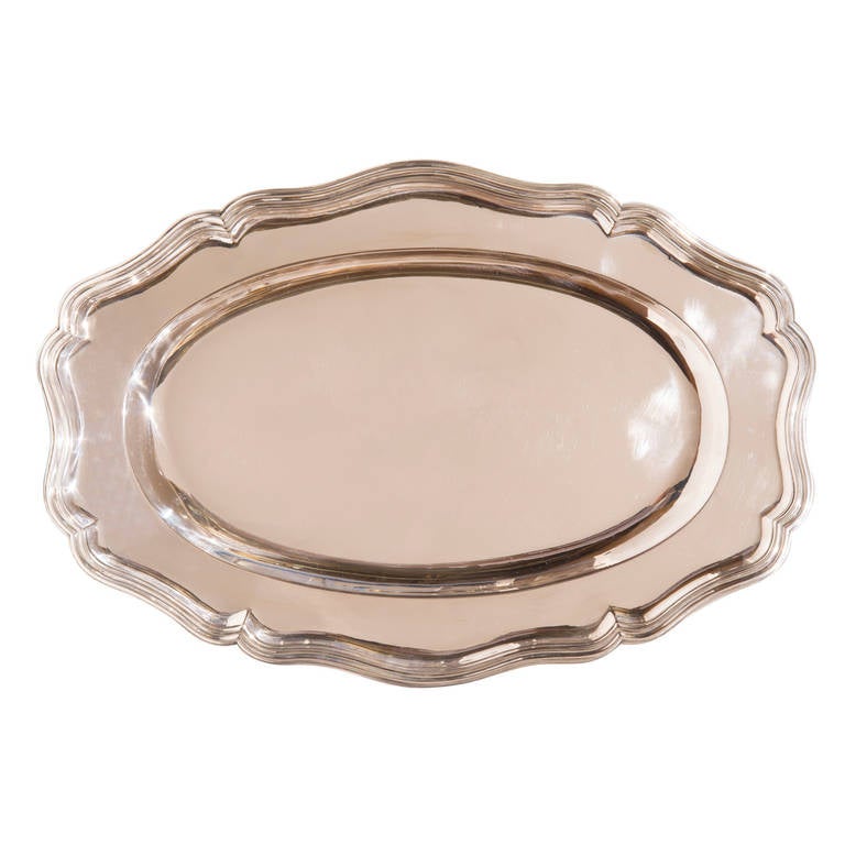 Spanish Colonial Silver Platter For Sale at 1stdibs
