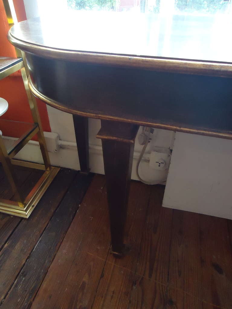 Nancy Corzine Very Long Oblong Painted Wood Console In Good Condition In Hopewell, NJ