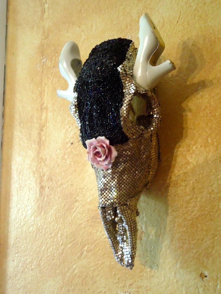 jeweled deer skull