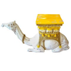 Kneeling Camel Drinks Table or Garden Seat