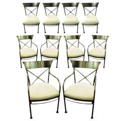10 Steel Contemporary Dining Chairs