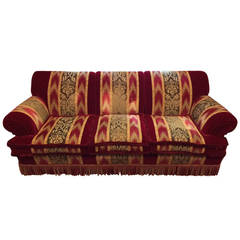Royally Plush Custom Sofa with all the Trimmings