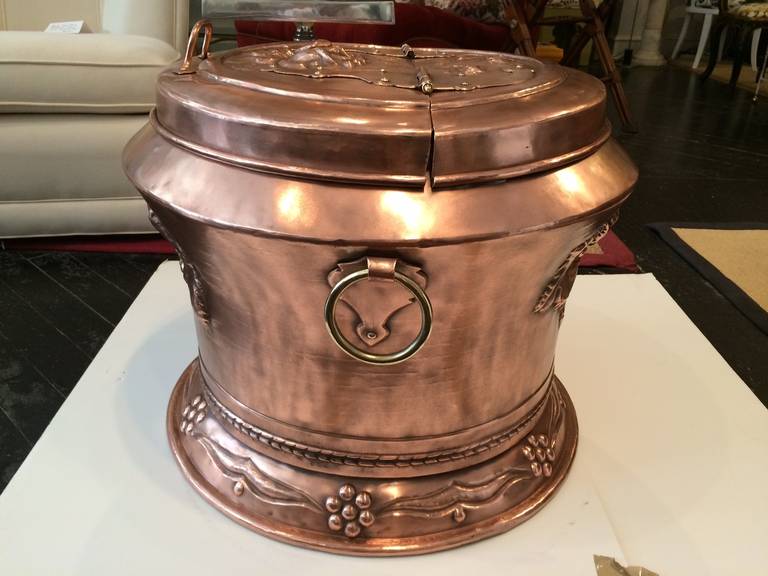 Gigantic and Rare Find of a Copper Wine Cooler 2