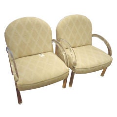 Pace Lucite Armchairs