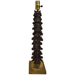 Noir Goat Vertebrae Lamp