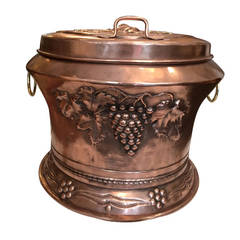 Antique Gigantic and Rare Find of a Copper Wine Cooler