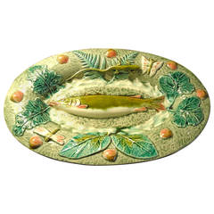 Majolica Fish Platter Majolica Fish Platter
