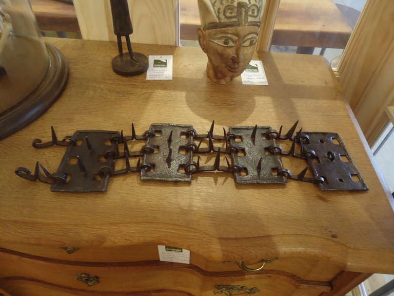 Hand Wrought Iron War Dog Collar