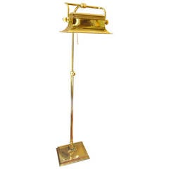 Retro Outstanding Chapman Brass Standing Lamp