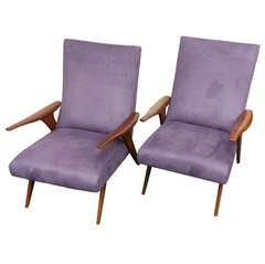 Pair of Mid-20th Century Design Armchairs