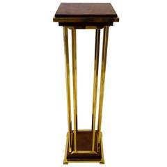 Sleek Mid Century Modern Pedestal Stand