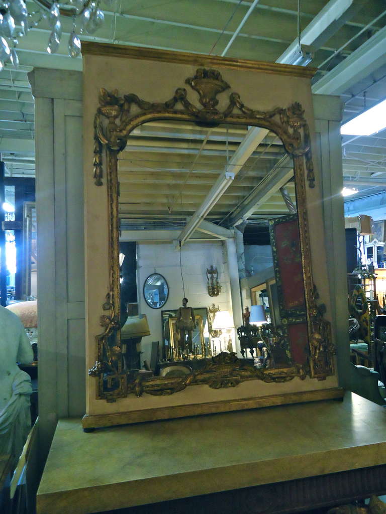Gilt Magnificent French Louis XVI Mirror