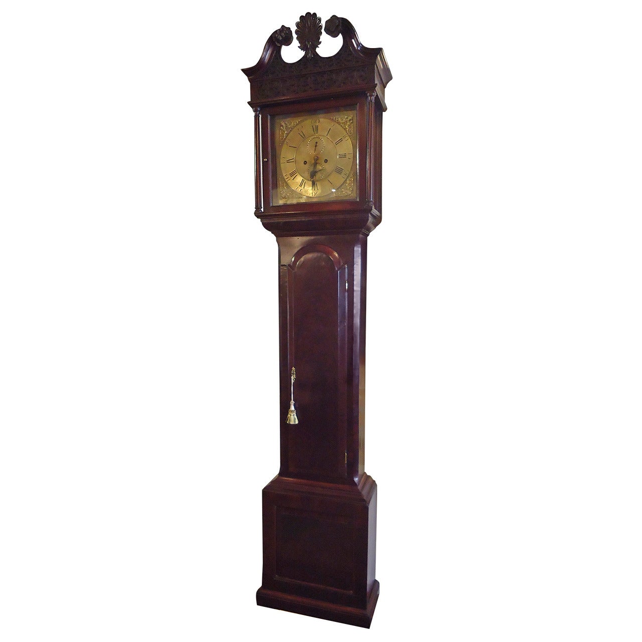 George III Mahogany Tall Case Clock