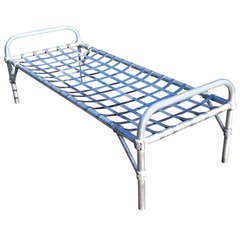 Antique Stainless Steel Single Bed