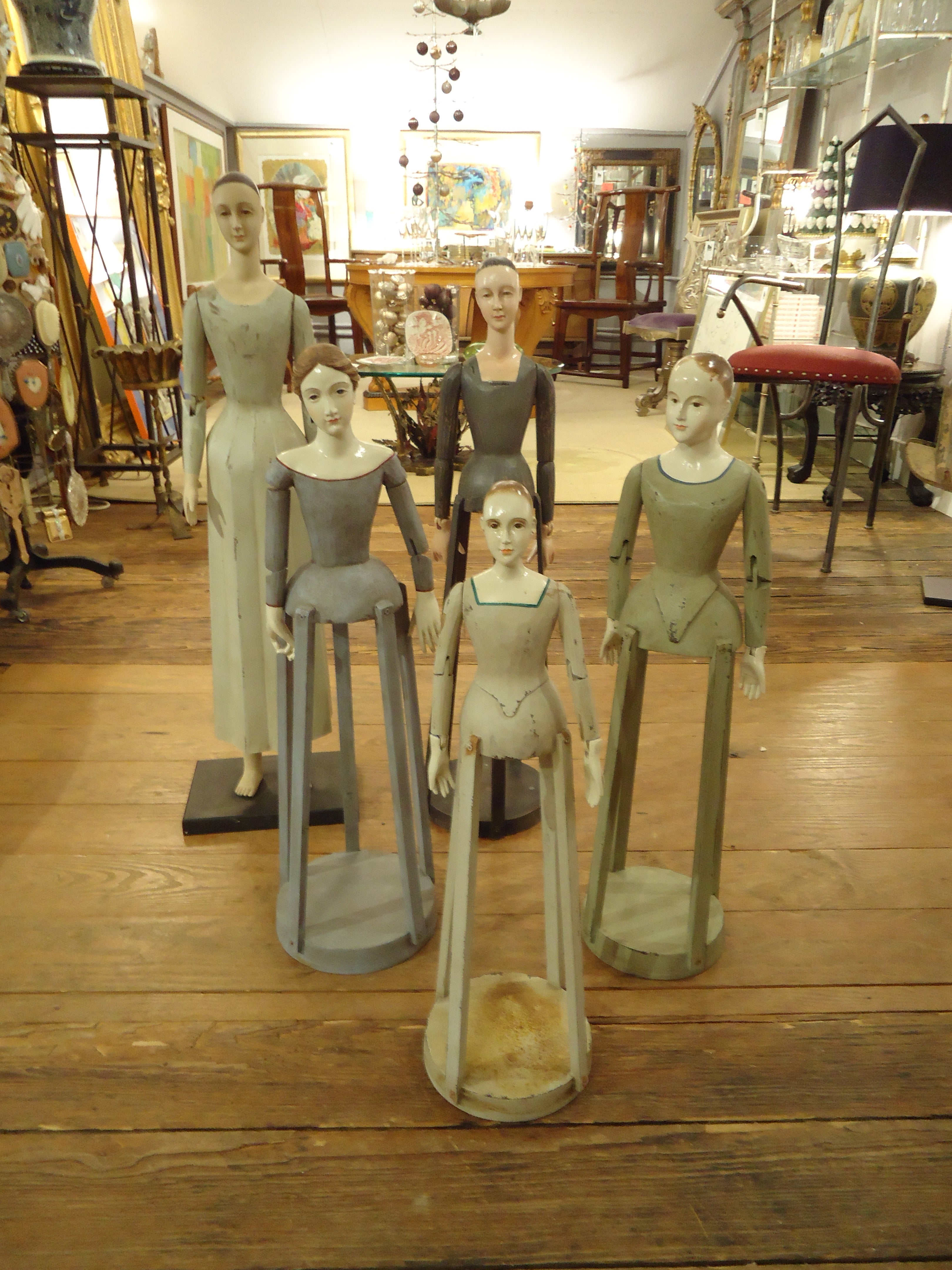 Collection of French Mannequin Sculptures