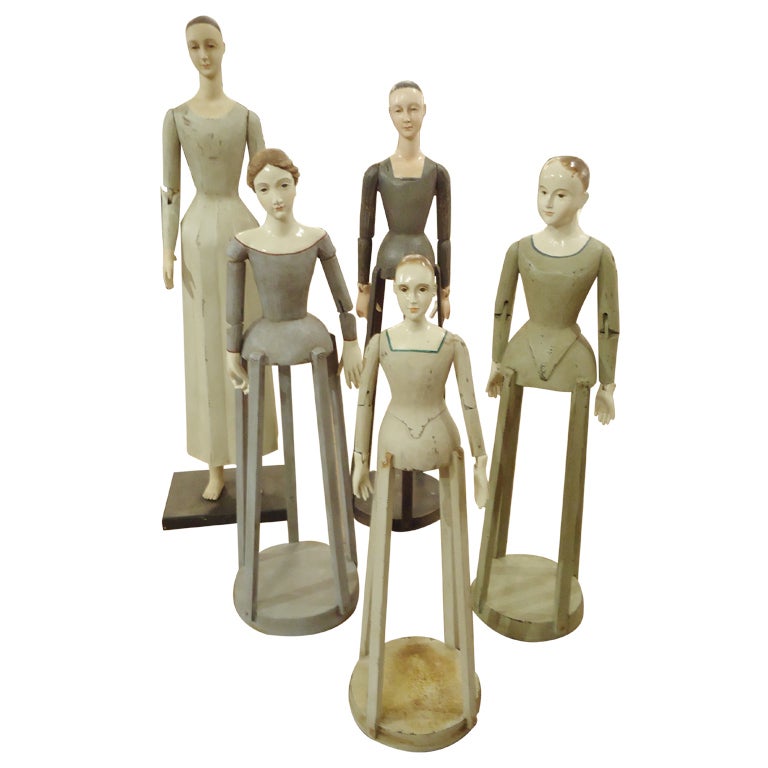 Collection of French Mannequin Sculptures at 1stdibs