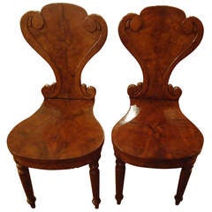 Very Elegant Regency Hall Chairs