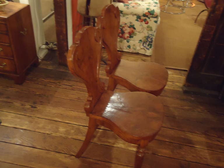 Very Elegant Regency Hall Chairs 1