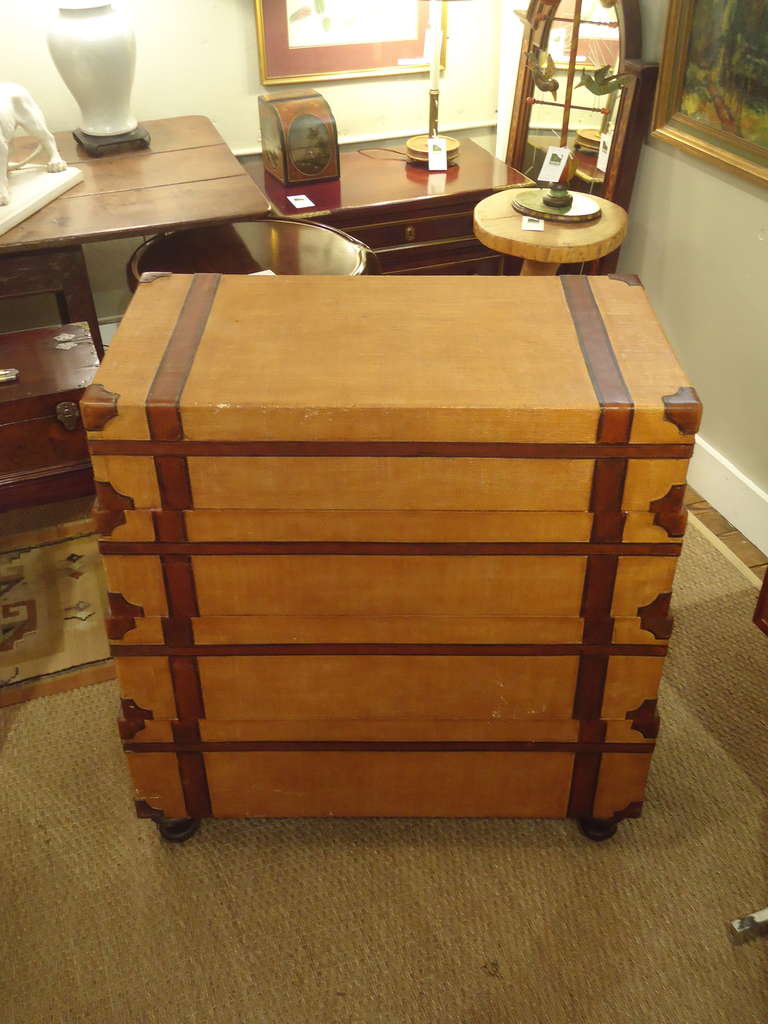 Unknown Stacked Suitcase Chest of Drawers