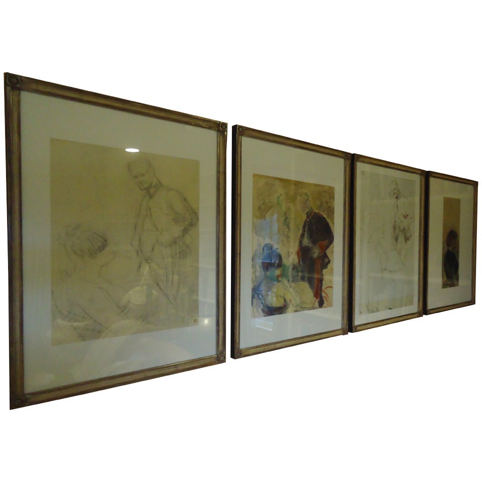 Toulouse Lautrec Seltene Serie von Drucken in limitierter Auflage