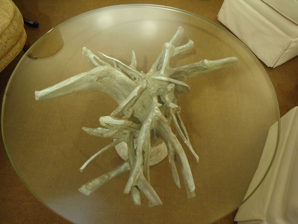 Vintage Driftwood Coffeetable from Amy Perlin's estate