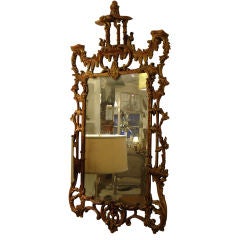 Antique Chippendale Style Mirror