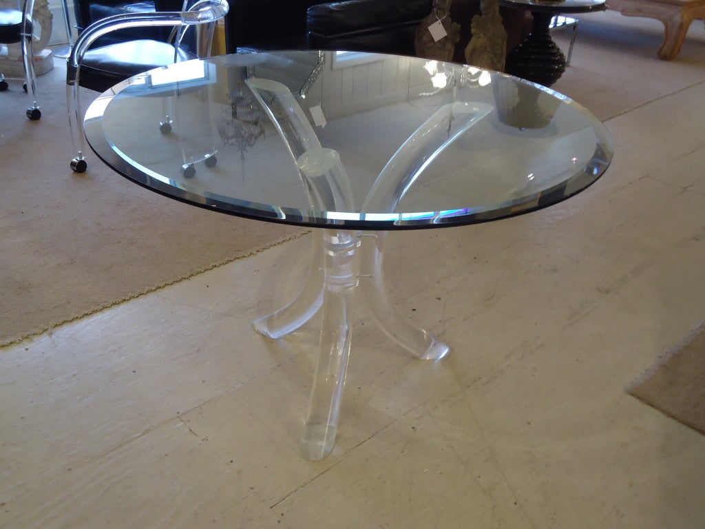 Midcentury Lucite Table and Chairs