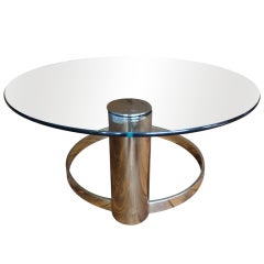 Pace Midcentury Round Coffee Table