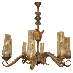 Indian Copper Chandelier